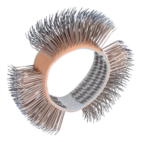 4" (102 mm) Dia. x 3/4" (19 mm) W Bent Medium Wire Wheel