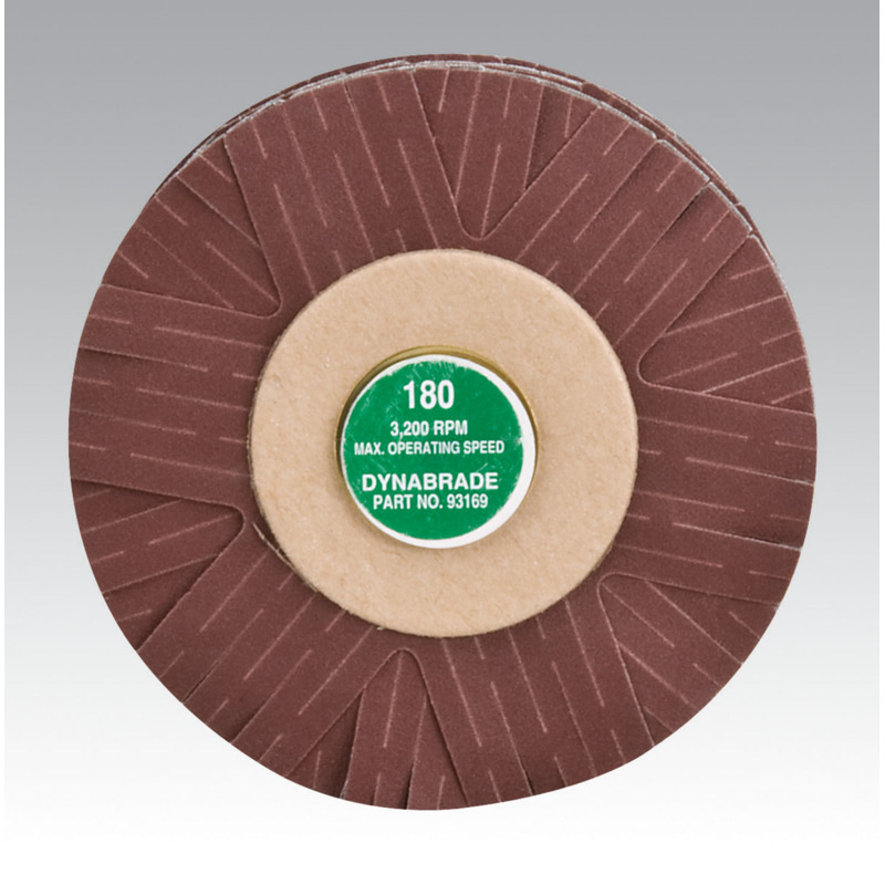 4" (102 mm) Dia. 180 Grit A/O Spindle-Mount Sanding Star