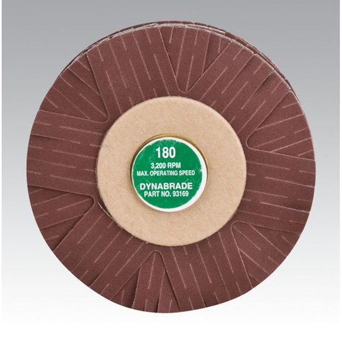 4" (102 mm) Dia. 180 Grit A/O Spindle-Mount Sanding Star