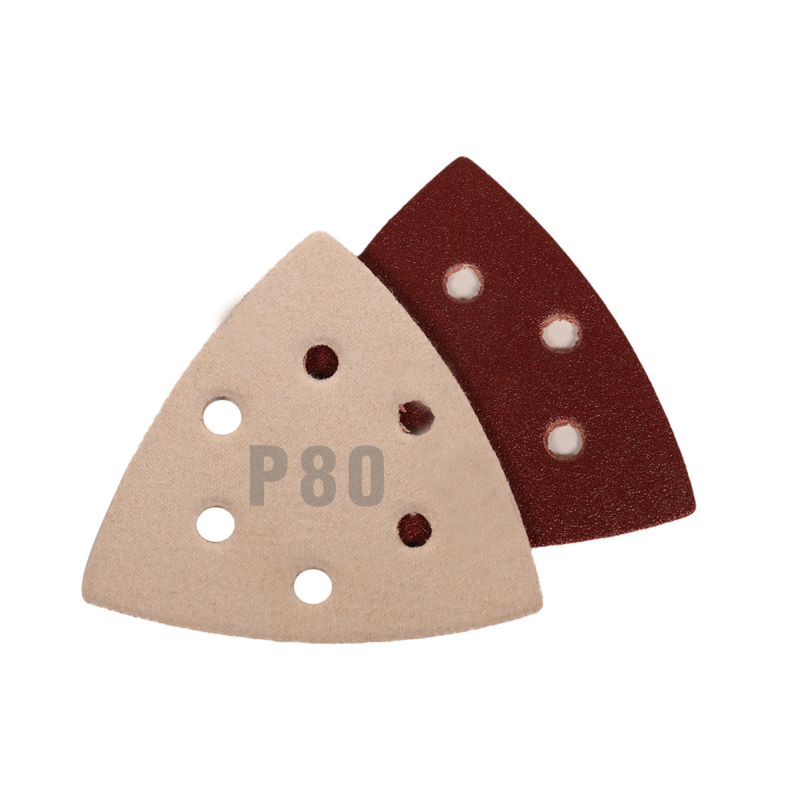 Triangular x 80 Grit A/O Vacuum Hook-Face DynaCut Dynafine Disc