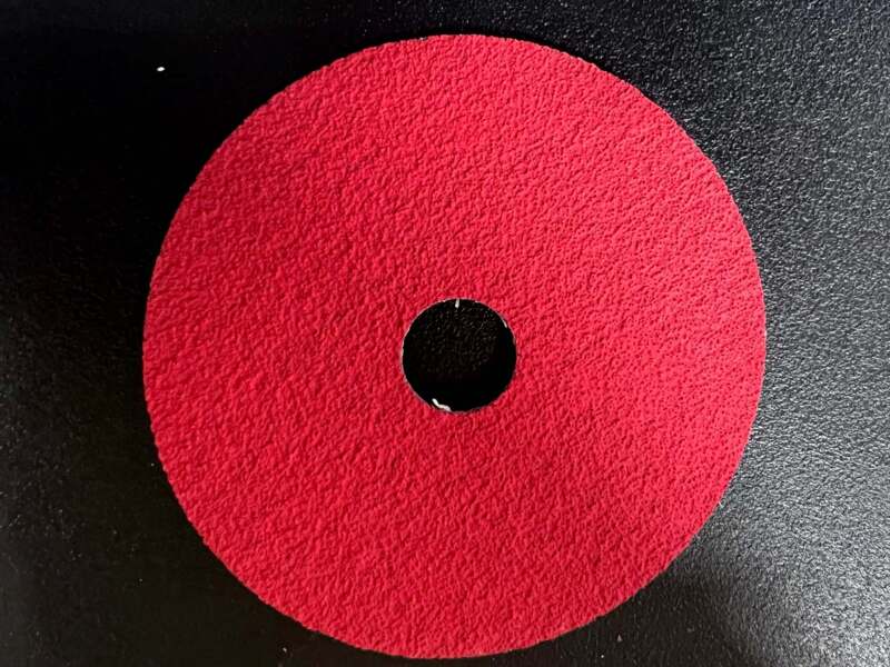 4-1/2" (114 mm) Dia. x 7/8" CH 60 Grit Ceramic DynaCut Fiber Disc