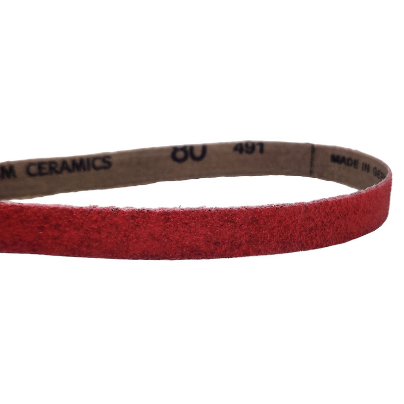1/2" (13 mm) W x 24" (610 mm) L 80 Grit Ceramic DynaCut Belt