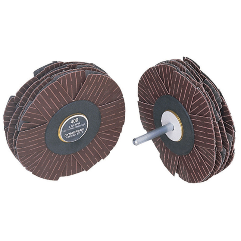 4" (102 mm) Dia. 80 Grit A/O Spindle-Mount Sanding Star