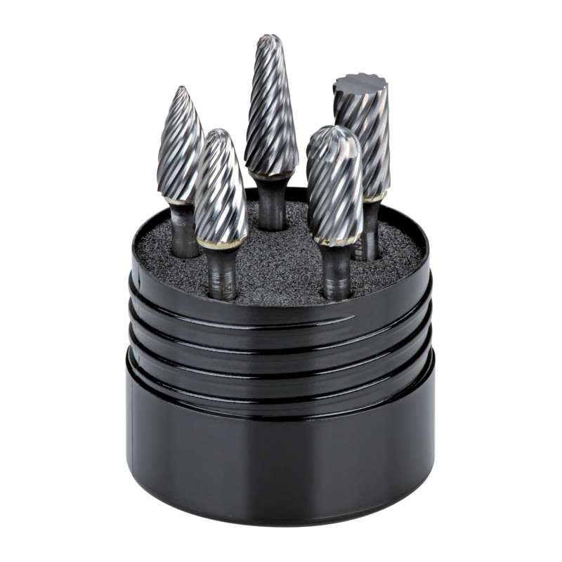 5 Piece INOX Stainless Steel Burr Set