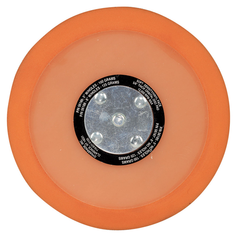 6" (152 mm) Dia. Non-Vacuum Disc Pad, Vinyl-Face