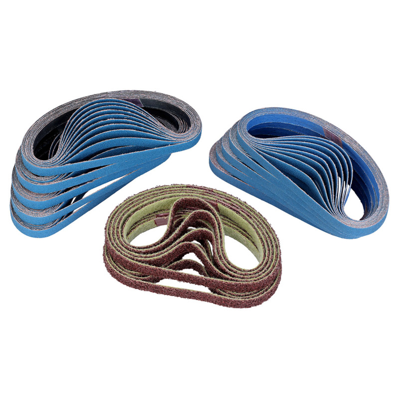 Dynafile II (Air & Elec) 1/2" (13 mm) W x 18" (457 mm) L Belt Assortment Pak