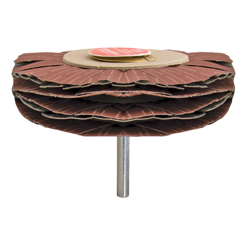 4" (102 mm) Dia. 320 Grit A/O Spindle-Mount Sanding Star