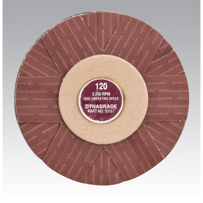 4" (102 mm) Dia. 120 Grit A/O Spindle-Mount Sanding Star