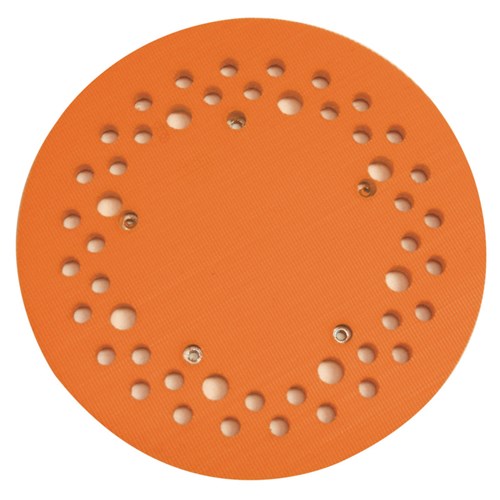 8" (203 mm) Dia. Vacuum Disc Pad, Hook-Face, 48 Holes