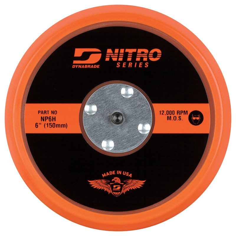6" (150 mm) Dia. Nitro Series Non-Vacuum Disc Pad